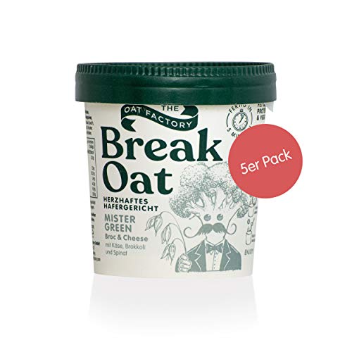 Break-Oat-5er-Pack-Fertiggerichte-Broc-Cheese-herzhaftes-Hafergericht-Mister-Green-mit-Kse-Brokkoli-Spinat-vegetarische-5-Minuten-Terrine-gesunde-Mahlzeit-fr-Zuhause-und-unterwegs