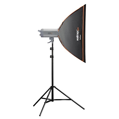 Walimex ProVC Excellence Studioset Classic 400 inkl. Softbox 60x90 cm/Lampenstativ