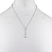 LUX ACCESSORIES Silver Tone Mini Spoon Novelty Charm Pendant Necklace