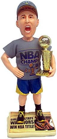 Klay Thompson Golden State Warriors 2015 NBA Champions (Real Fabric T-Shirt/Champ Hat) Bobble Head Exclusive #/500