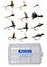Eastern Trout Fly Fishing Flies: 12 Flies Plus Fly Box