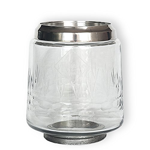 Replacement Bowl - Glass Replacement Globe for Large Absinthe Fountains with four metal taps