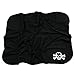CrazyBabyClothing White Scribble Skull Baby Receiving Blanket