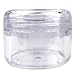 Beauticom 12 Pieces 30 Gram 30 ML (1 Oz) Small Round Clear Jars with Screw Cap Lid for Mineralized Makeup Powdered Foundation Eye Shadow Pigments and More - BPA Free