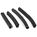 ZYHW Car Rubber Sealing Sealed Strip Edge Door Guard Buffer Protector Black 4pcs