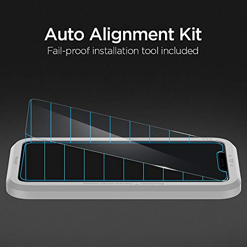 Spigen, 2 Pack, Protector Pantalla iPhone 11 Pro MAX/XS MAX (6.5"), Align Master, Marco de Alineación Incluido, Dureza 9H, Cristal Templado - Imagen 3