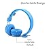 Kids Headphones Wireless, Foldable Wired Stereo HD On-Ear Headset with 3.5mm Jack SD Card FM Radio Volume Control Microphone Over Ear Bluetooth Headphones for Children, iPhone, iPad, Bluethumb 4