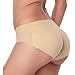 Toraway Underwear, Padded Seamless Butt Hip Enhancer Shaper Panties (US=8, Flesh)