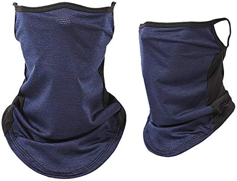 Breathable solar face and neck gaiter scarf in white color, priced at $19.99.