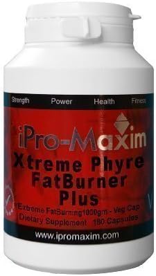 XTREME PHYRE PLUS 180 capsules 1000mg per vegetarian capsule Extreme Herbal Advanced Thermogenic Fat Burner, promoting weight loss