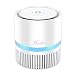 Mooka Air Purifier with True HEPA Filter, Portable Air Cleaner for Rooms and Offices, Odor Cleaner with 3 Stage Filtration System, Night Light, 2 Fan Speeds (Air Purifier-White)