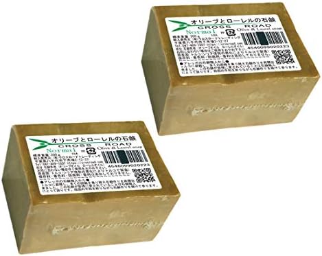 Amazon オリーブとローレルの石鹸 ノーマル 2個セット 並行輸入品 アレッポの石鹸職人から 固形せっけん 通販