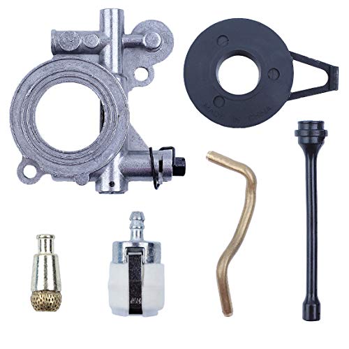 Haishine Ãlpumpenschneckengetriebe Ãlschlauchleitungs-Filtersatz für Husqvarna 365 371 372 XP 372XP 362 Kettensäge Ersatzteile – Bild 7