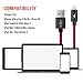 YOUNGFORCES Charger 3FT Nylon Braided Cord USB Charging Cable for iPhone 7/7 Plus/6/6s/6 Plus/6s Plus/5/5c/5s/SE,iPad iPod Nano iPod Touch(Red and Black)