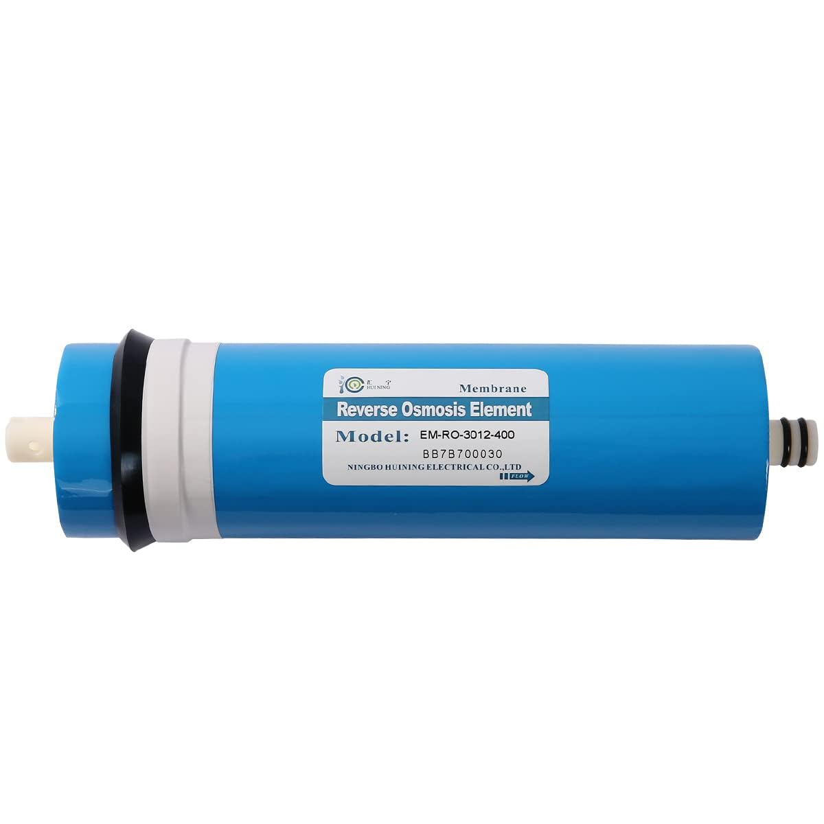 Huining 400GPD RO Membrane 3012-400 Residential Reverse Osmosis Membrane Water Filter Cartrige Replacement for Home Drinking Water Filtration System Household Under Sink Water Purifier