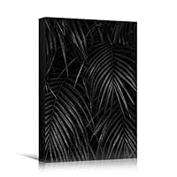 Canvas Wall Art Leaves Arrangement Abstract Colorful Contemporary Hallway Mixed Media Multicolor Patterns - 12x18 inches