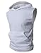 H2H Mens Casual Active Cotton Hoodie Sleeveless T-shirts