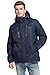 OutdoorMaster Men's 3-in-1 Ski Jacket - Winter Jacket Set with Fleece Liner Jacket & Hooded Waterproof Shell - for Men (Deep Blue,S)