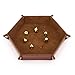 Dice Tray, Dice Box, Dice Holder, Storage Box for RPG Table Games, Double Sided Foldable, Folds Flat, Fits in Board Game Box for Roleplaying RPG by Crystal Lemon (Tan, 9.25)