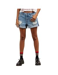 Volcom Women 's Stoned novio ajuste puño enrollado vaquero corto