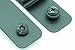Black Chicago Screw - Thru Hole Binding Post Kit 1/8, 1/4, 3/8, 1/2 Inch Machine Screw Fasteners + Rubber Washers, QuickClipPro Kydex Leather Holster Sheath (1/4