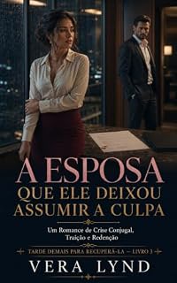 Livro A Esposa que Ele Deixou Assumir a Culpa: Um Romance de Crise Conjugal, Traição e Redenção (Tarde demais para recuperá-la Livro 3)