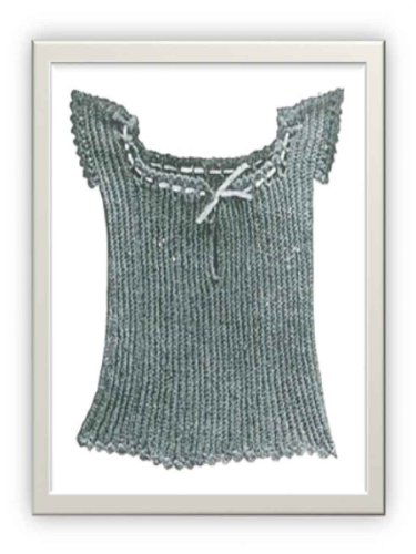 #1112 TIKI SHIRT VINTAGE CROCHET PATTERN (Single Patterns)