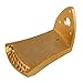Yibuy 75x45x9mm Golden Metal Triangle Mandolin Tailpiece Parts for 8 String Arched Top Mandolin with Screws