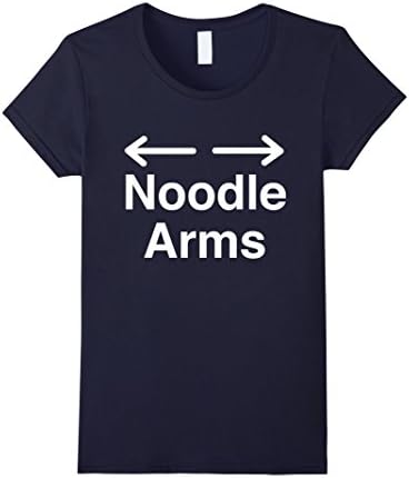 Womens Noodle Arms T-Shirt Small Navy