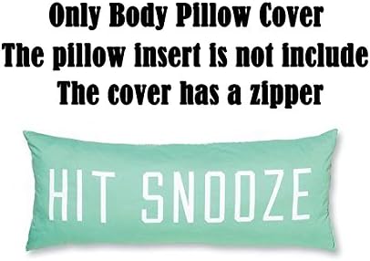 Amazon Com Thisnew Funny Body Pillow Cover For Bed Teal Blue Hit