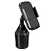 Islandse Weathertech CupFone Universal Adjustable Cup Holder Car Mount for Cell Phones Black