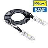10G SFP+ DAC Cable - 10GBASE-CU Passive Direct Attach Copper Twinax SFP Cable for Cisco SFP-H10GB-CU1M, Ubiquiti, D-link, Supermicro, Netgear, Mikrotik, Open Switch Devices, 1m