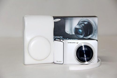 White PU Leather Camera Case Bag Cover For Samsung Galaxy GC100 Camera EK-GC100 GC110 New