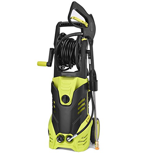 Electric Power Pressure Washer, 2030 PSI 1.7GPM High Pressure Washer Cleaner Machine with Hose Reel,Spray Gun, Nozzles and Built in Soap/Foam Dispenser, Two Year Warranty - Thumbnail 6