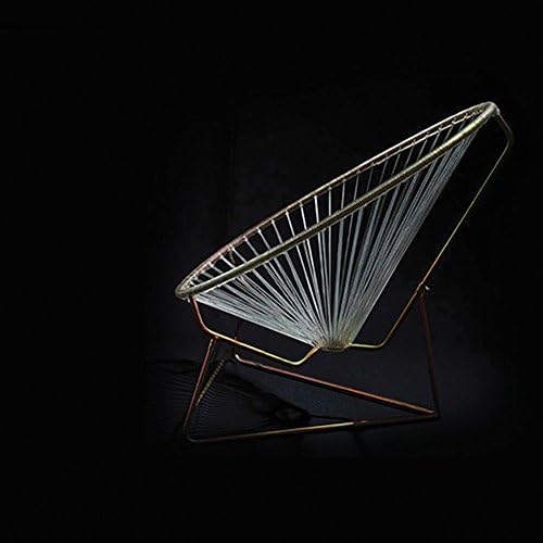 Acapulco Chair - White/Black/Transparent/Chrome & Copper Frame (Transparent/Copper Frame)