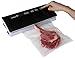 Ivation Vacuum Sealer for Food Preservation, Vacuum Packer Bag Sealer Includes Packaging Machine with Bag Kit; Food Money Saver