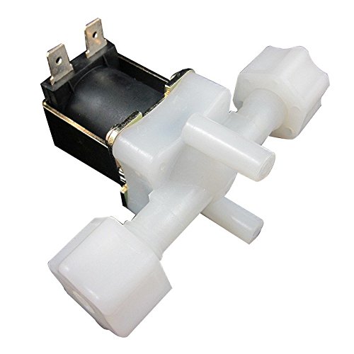 DIGITEN 1/4" DC 12V Electric Solenoid Valve Normally Close N/C Water Inlet Flow Switch