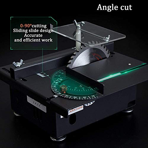 Tragbare Tischkreissäge , Elektrische Mini-Tischsäge, multifunktionale Banksäge, 30mm Schnitttiefe, Hubschneiden und… – Bild 5