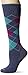 Sockwell Women's Argyle Graduated Compression Socks, Denim, Medium/Large