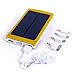 Gold 80000mAh Dual USB Portable Solar Battery Charger Power Bank For Cell Phone