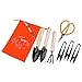 Bonsai Tools Kit Set-10 Pcs Mini Bonsai Tree Growing Kits for Bonsai Pruning,Bonsai Trimming Tools for Gardening Enthusiast Beginners