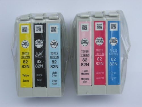 12x Genuine Epson INK 82n a T0821n T0822n T0823n T0824n T0825n T0826n Tx700fw Tx710w Tx720wd Tx800fw Tx820fwd T50