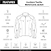 Viking Cycle Ironborn Protective Textile Motorcycle Biker Jacket for Men (X-Large, Green)