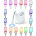 WEBSUN Toilet Night Lights Motion Activated, Sensor LED Toilet Seat Light - 16 Colors 2 Modes