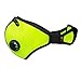 RZ Mask M2 Mesh Air Filtration Face Protection Dust Mask with 99.9% Effective Carbon Filters for Woodworking, Construction, X-Large, Safety Green