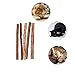 Imported Asiatic Catnip Sticks - Cat's Easter gift Silvervine Cat Treats - Pack of 5 Cat Nip Toys by Atlantic