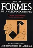 Guide des formes de la musique occidentale by 