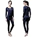 FITEXTREME Womens MAXHEAT Fleece Long Johns Thermal Underwear Set Navy M