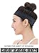 Sports Headbands for Women, Silicone Non slip Yoga Sweatbands, Stretchy Running Wicking Head Sweat Band Set, Elastic Exercise Workout Indoor Fitness Tennis Gym