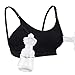 Hands Free Pumping Bra, Momcozy Adjustable Breast-Pumps Holding and Nursing Bra, Suitable for Breastfeeding-Pumps by Lansinoh, Philips Avent, Spectra, Evenflo and More (Large, Black) primary